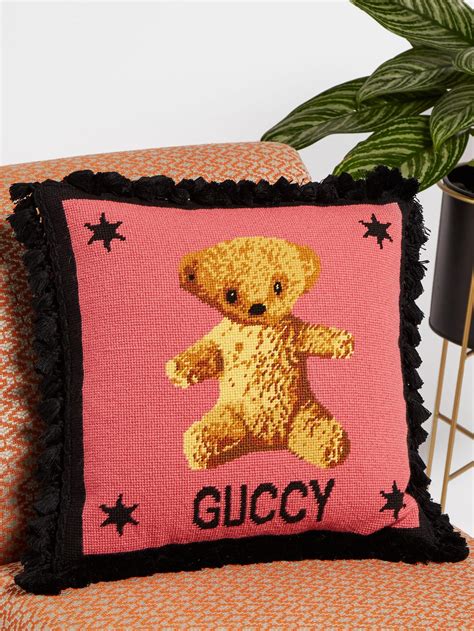 gucci teddy bear price|Gucci teddy bear cushion.